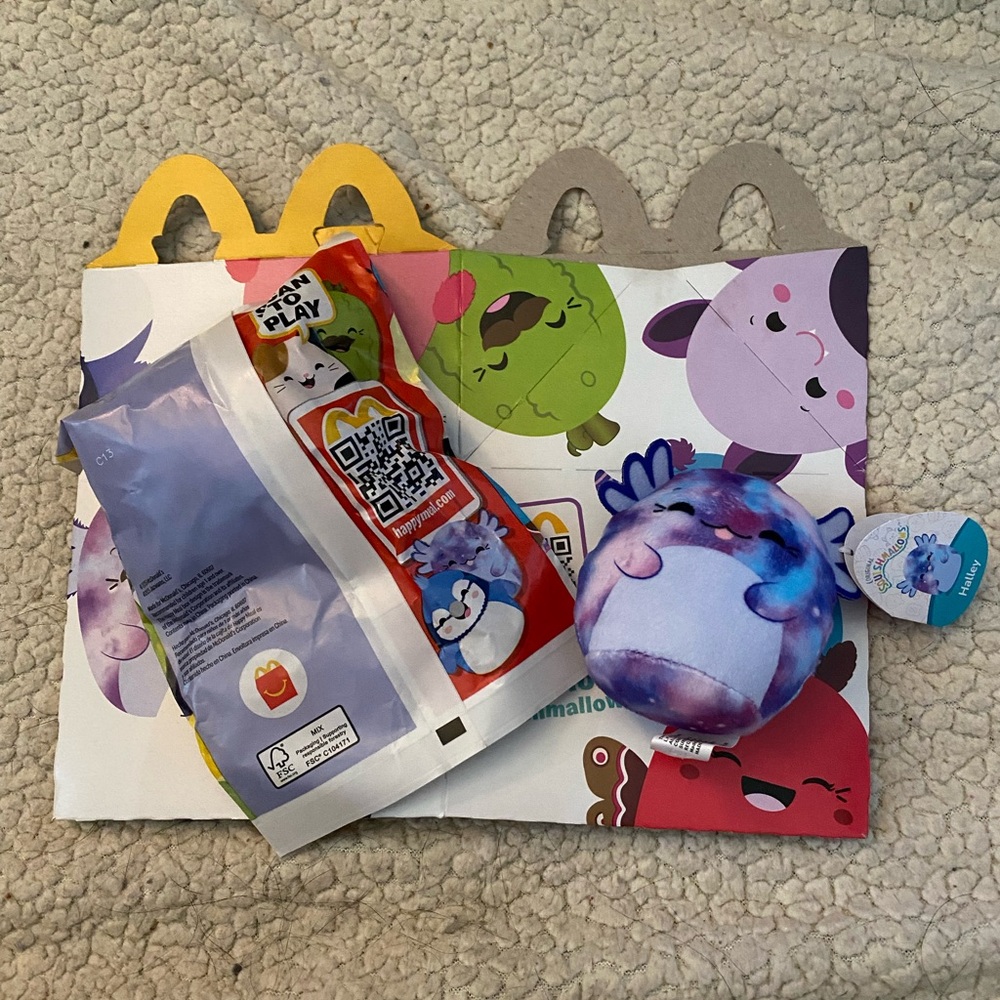 ‼️5/$25‼️ Squishmallow McDonalds “HALLEY” WITH BOX